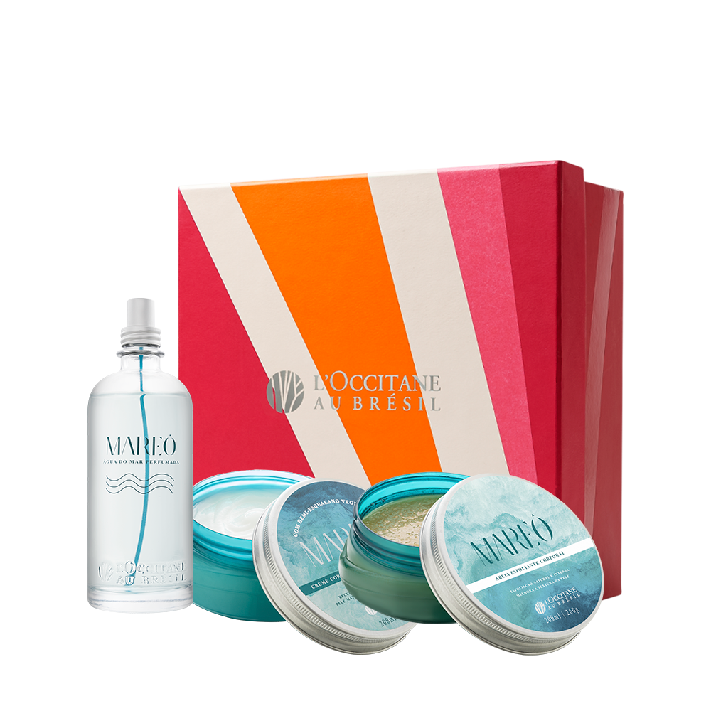 Combo Mareô: Areia Esfoliante, Banho de Hidratação e Spray